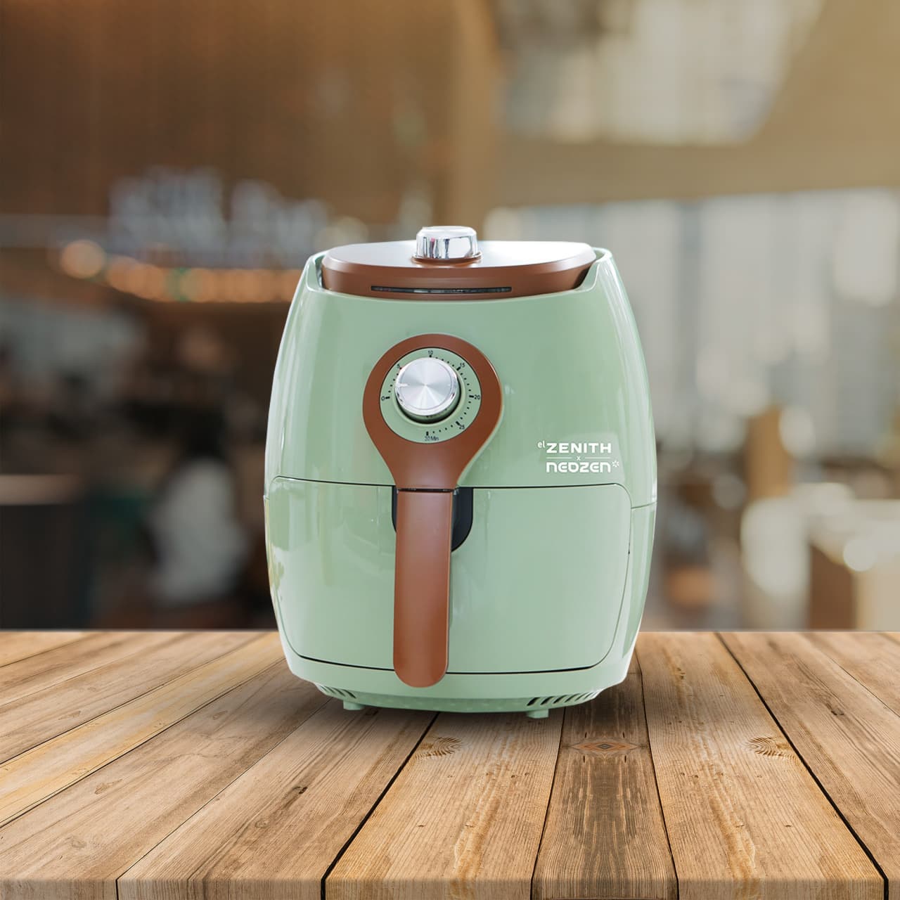 elZenith x Neozen Air Fryer Green Neozen Indonesia
